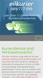 Mobile Screenshot of eilkurier-muenchen.de